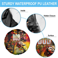 The Legend of Reggae Spare Tire Cover Bob One Love Colorful Art