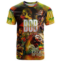 The Legend of Reggae T Shirt Bob One Love Colorful Art
