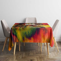 The Legend of Reggae Tablecloth Bob One Love Colorful Art