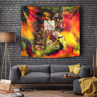 The Legend of Reggae Tapestry Bob One Love Colorful Art