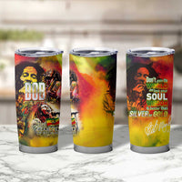 The Legend of Reggae Tumbler Cup Bob One Love Colorful Art