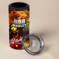 Bob King Of Reggae 4 in 1 Can Cooler Tumbler Rastafari Lion - You Never Know How Strong You Are