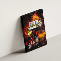 Bob King Of Reggae Canvas Wall Art Rastafari Lion - You Never Know How Strong You Are