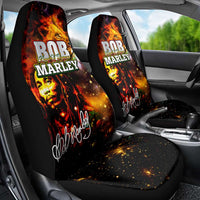 Bob King Of Reggae Car Seat Cover Rastafari Lion - You Never Know How Strong You Are