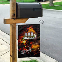 Bob King Of Reggae Garden Flag Rastafari Lion - You Never Know How Strong You Are