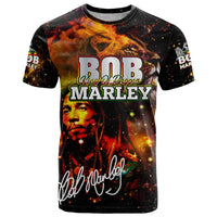 Bob King Of Reggae T Shirt Rastafari Lion - You Never Know How Strong You Are