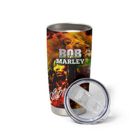 Bob King Of Reggae Tumbler Cup Rastafari Lion - You Never Know How Strong You Are