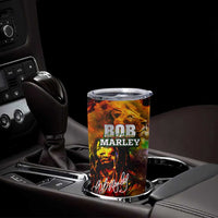 Bob King Of Reggae Tumbler Cup Rastafari Lion - You Never Know How Strong You Are