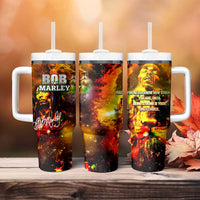 Bob King Of Reggae Tumbler With Handle Rastafari Lion - You Never Know How Strong You Are