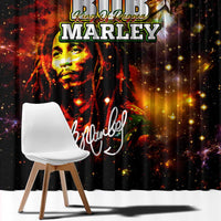 Bob King Of Reggae Window Curtain Rastafari Lion - You Never Know How Strong You Are