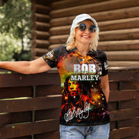 Bob King Of Reggae Women Polo Shirt Rastafari Lion - You Never Know How Strong You Are