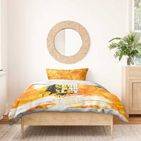 Legend Bob Reggae Bedding Set One Love One Heart Tropical Leaf