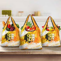 Legend Bob Reggae Grocery Bag One Love One Heart Tropical Leaf