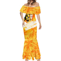 Legend Bob Reggae Mermaid Dress One Love One Heart Tropical Leaf