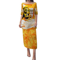 Legend Bob Reggae Puletasi One Love One Heart Tropical Leaf