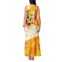 Legend Bob Reggae Tank Maxi Dress One Love One Heart Tropical Leaf