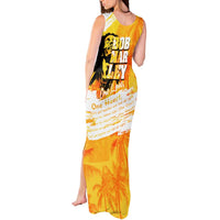 Legend Bob Reggae Tank Maxi Dress One Love One Heart Tropical Leaf