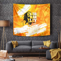 Legend Bob Reggae Tapestry One Love One Heart Tropical Leaf