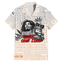 King of Reggae Legend Bob Family Matching Mermaid Dress and Hawaiian Shirt Lion Rastafari Cannabis Typography Style