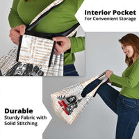 King of Reggae Legend Bob Grocery Bag Lion Rastafari Cannabis Typography Style