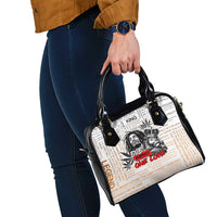 King of Reggae Legend Bob Shoulder Handbag Lion Rastafari Cannabis Typography Style