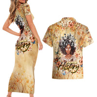 Black History My Roots Couples Matching Short Sleeve Bodycon Dress and Hawaiian Shirt Civil Rights Leaders African Women