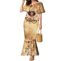 Black History My Roots Family Matching Mermaid Dress and Hawaiian Shirt Civil Rights Leaders African Women