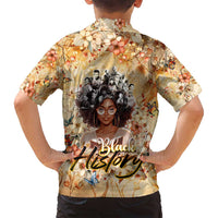 Black History My Roots Family Matching Summer Maxi Dress and Hawaiian Shirt Civil Rights Leaders African Women