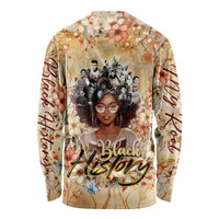 Black History My Roots Long Sleeve Shirt Civil Rights Leaders African Women