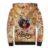 Black History My Roots Sherpa Hoodie Civil Rights Leaders African Women