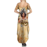 Black History My Roots Summer Maxi Dress Civil Rights Leaders African Women