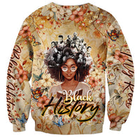 Black History My Roots Sweatshirt Civil Rights Leaders African Women