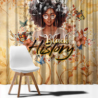 Black History My Roots Window Curtain Civil Rights Leaders African Women