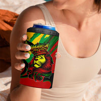 Jamaica Lion 4 in 1 Can Cooler Tumbler Coat Of Arms Rastafarianism