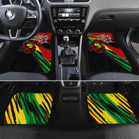 Jamaica Lion Car Mats Coat Of Arms Rastafarianism