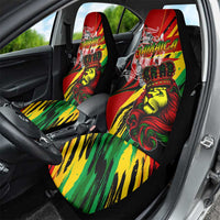 Jamaica Lion Car Seat Cover Coat Of Arms Rastafarianism