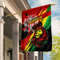 Jamaica Lion Garden Flag Coat Of Arms Rastafarianism