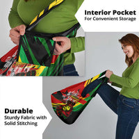 Jamaica Lion Grocery Bag Coat Of Arms Rastafarianism