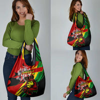 Jamaica Lion Grocery Bag Coat Of Arms Rastafarianism