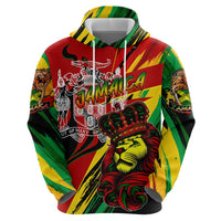 Jamaica Lion Hoodie Coat Of Arms Rastafarianism