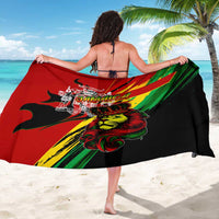 Jamaica Lion Sarong Coat Of Arms Rastafarianism