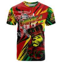 Jamaica Lion T Shirt Coat Of Arms Rastafarianism