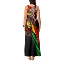 Jamaica Lion Tank Maxi Dress Coat Of Arms Rastafarianism