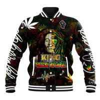 King Of Reggae Baseball Jacket Legend Bob Peace and Love