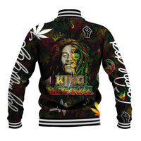 King Of Reggae Baseball Jacket Legend Bob Peace and Love