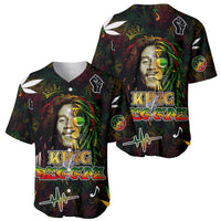King Of Reggae Baseball Jersey Legend Bob Peace and Love