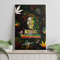 King Of Reggae Canvas Wall Art Legend Bob Peace and Love