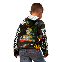 King Of Reggae Kid Hoodie Legend Bob Peace and Love