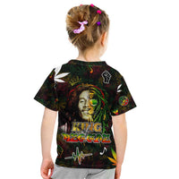 King Of Reggae Kid T Shirt Legend Bob Peace and Love