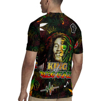 King Of Reggae Rugby Jersey Legend Bob Peace and Love